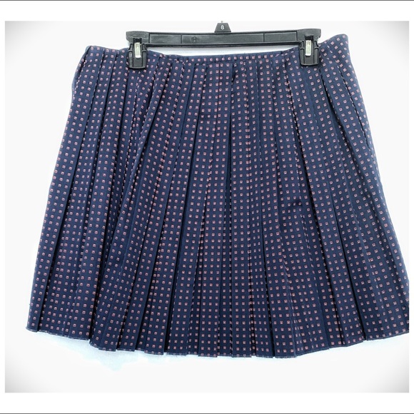 Tory Burch Klarissa Pleated Mini Skirt Size 8 - Picture 3 of 14